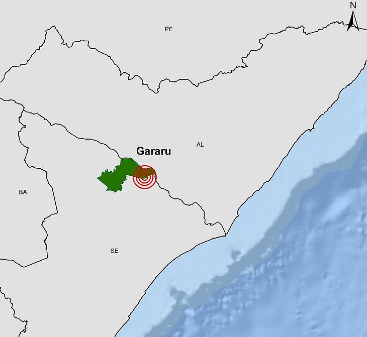 Tremor de terra é registrado em municípios de Alagoas e Sergipe