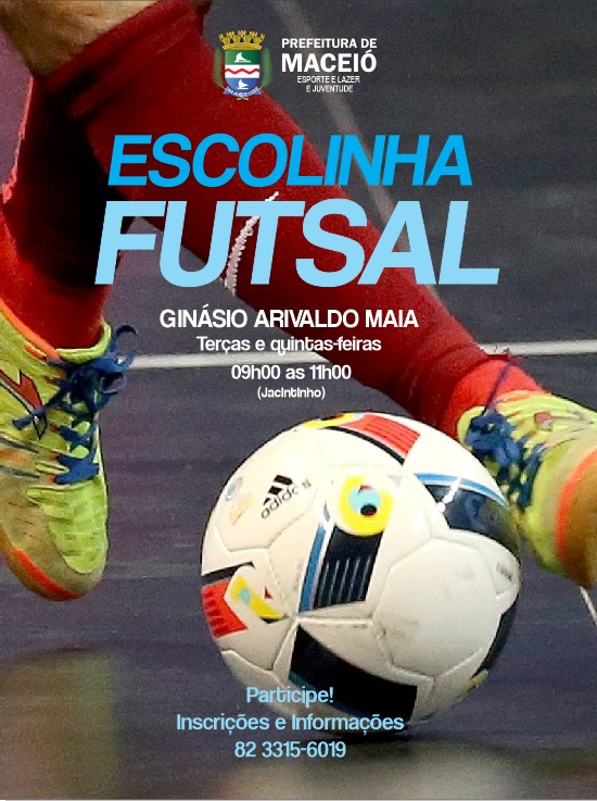 Prefeitura lança Escolinha de Futsal nesta terça-feira, 19