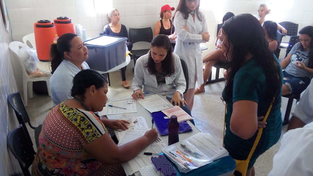 Unidade Aliomar Lins promove ações de saúde para a população