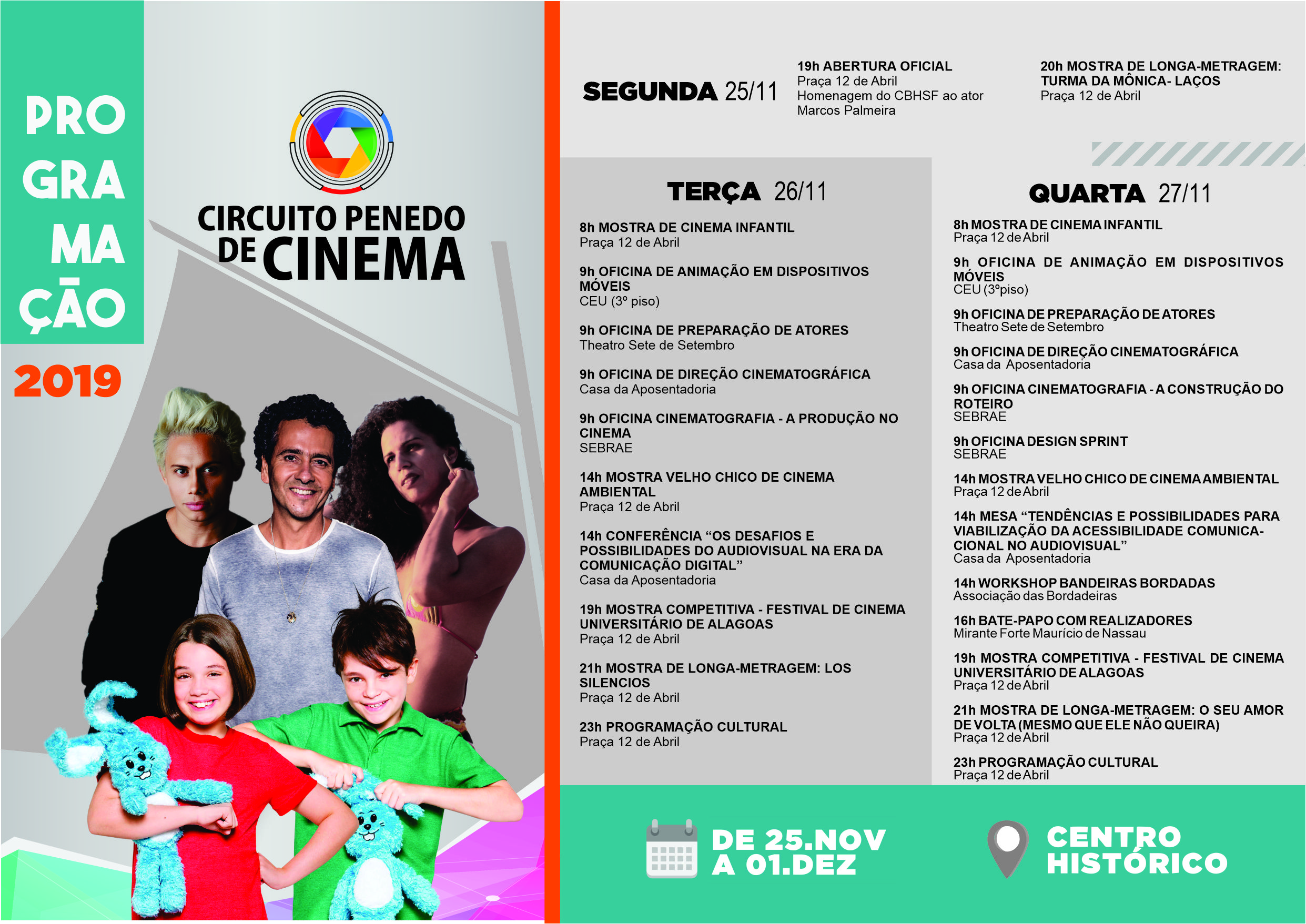 Circuito Penedo de Cinema 2019 terá filmes premiados e presenças nacionais