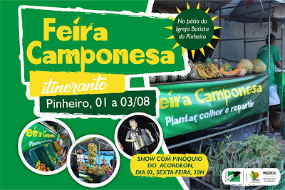 Feira Camponesa itinerante pretende movimentar o Pinheiro