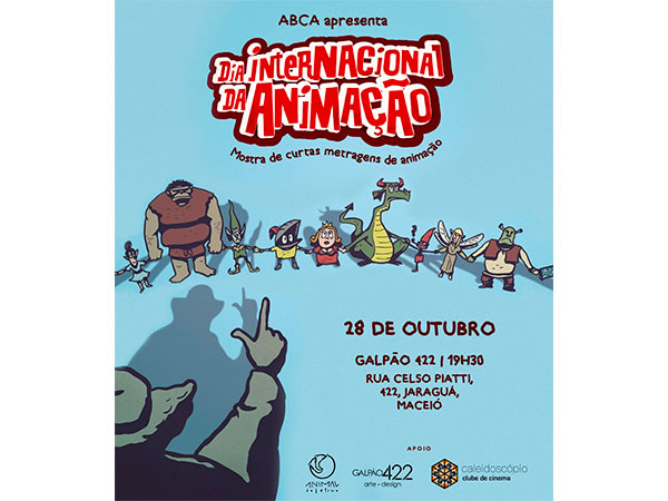 Exibição de curta-metragens no Jaraguá é realizada para comemorar Dia Internacional da Animação