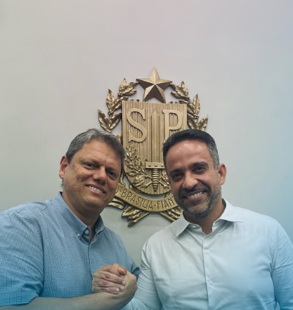 Um encontro inesperado: ‘lulista’ Paulo vai a SP para reunião com o ‘bolsonarista’ Tarcísío